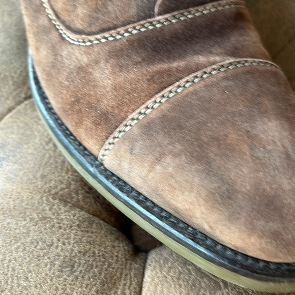 Donald J Pliner Embe Brown Suede Oxford Dress Shoes 10.5 - Picture 7 of 15